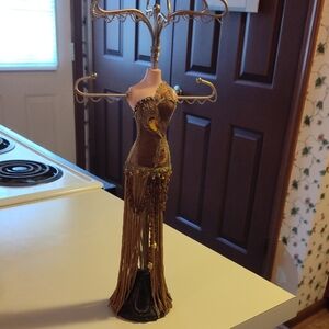 Elegant Brown Jewelry Holder
